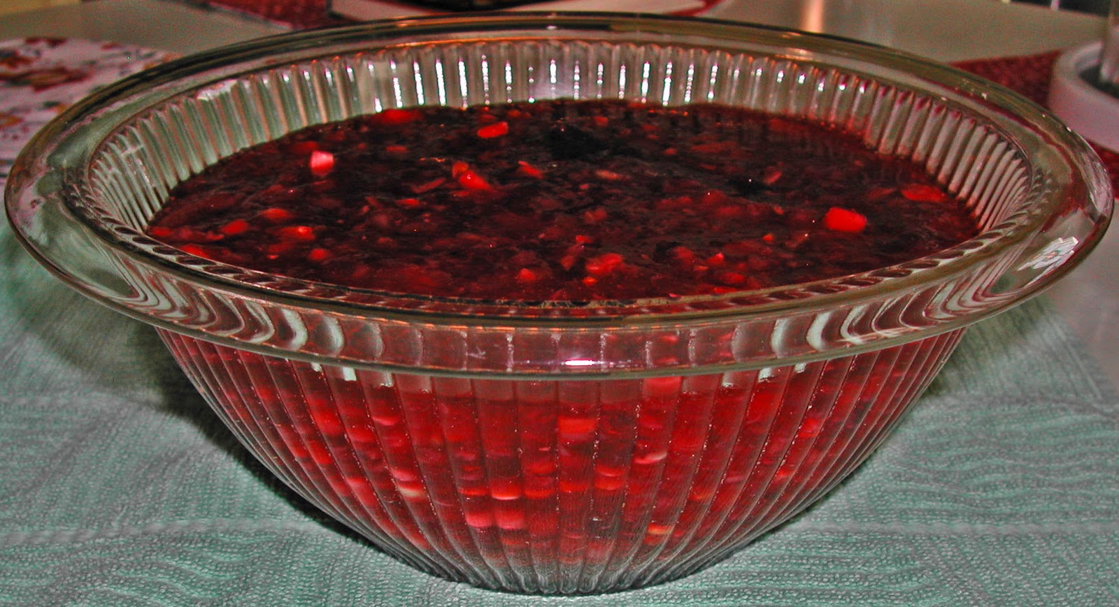The Iowa Housewife Sherried Cranberry Mold
