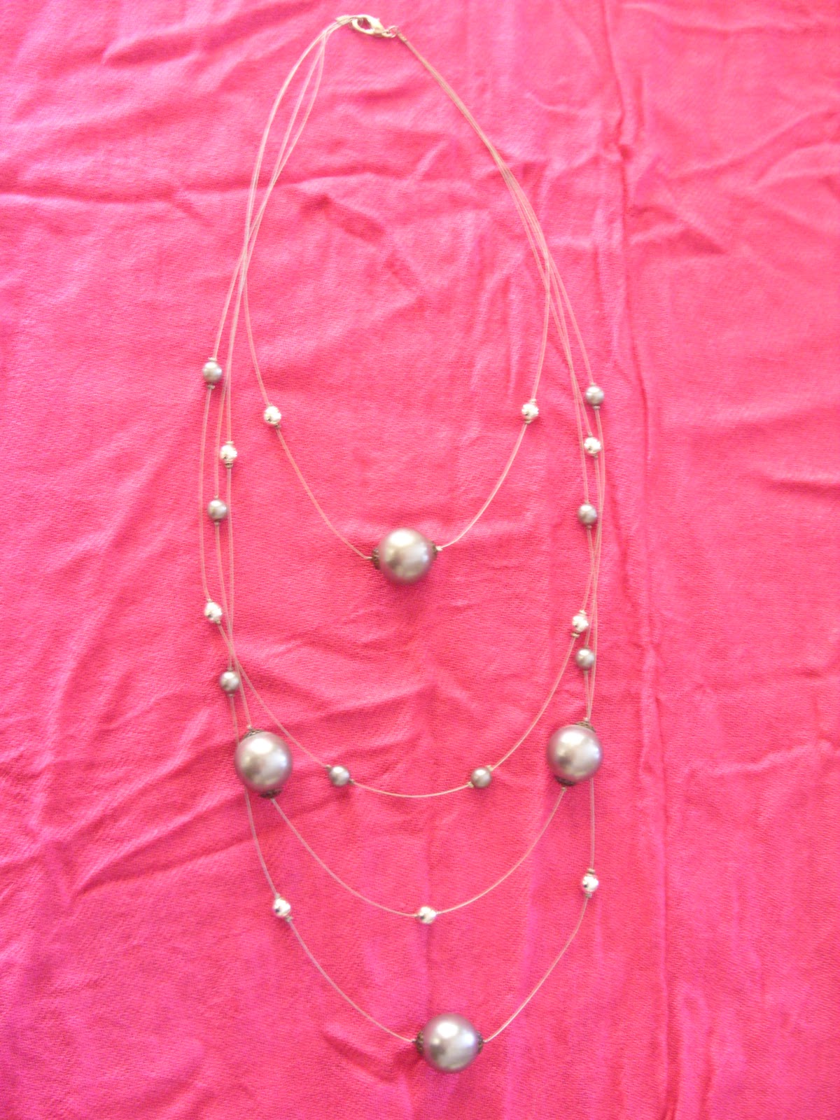 necklaces with bead stringing wire Beauty and the Mist
