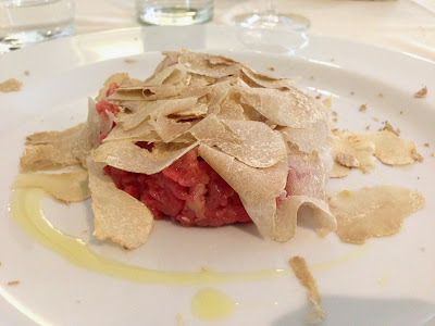 memoirs chef tartar truffles shavings generous beef