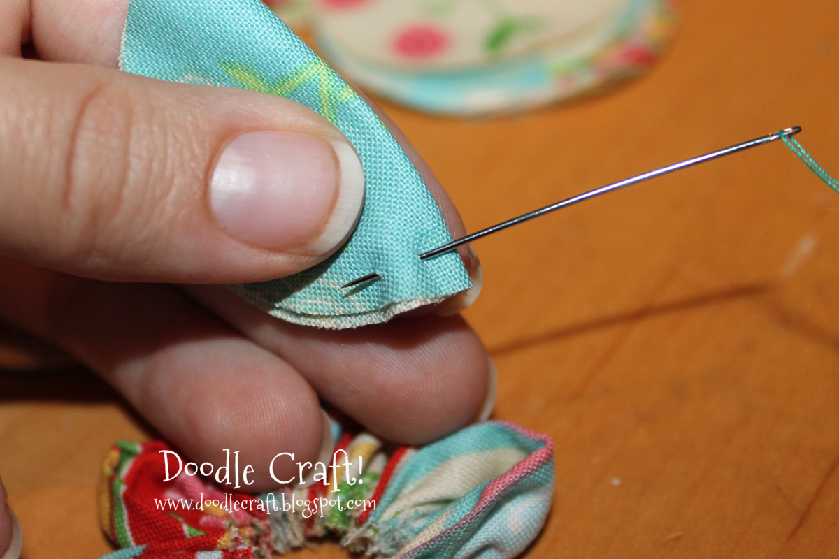 Doodlecraft Fabric Flower Headbands!