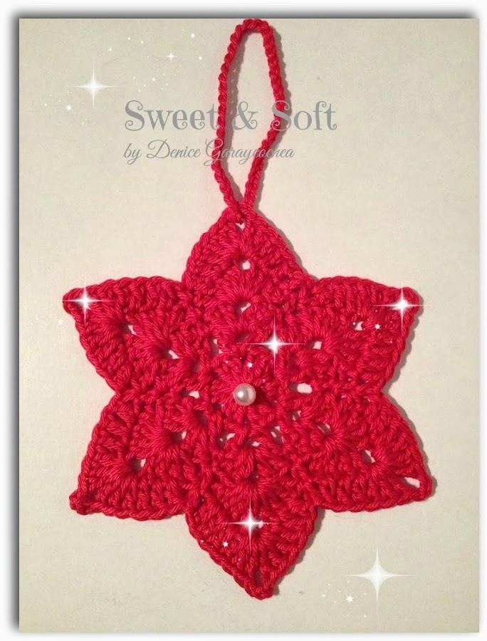 Estrellas de ganchillo para Navidad