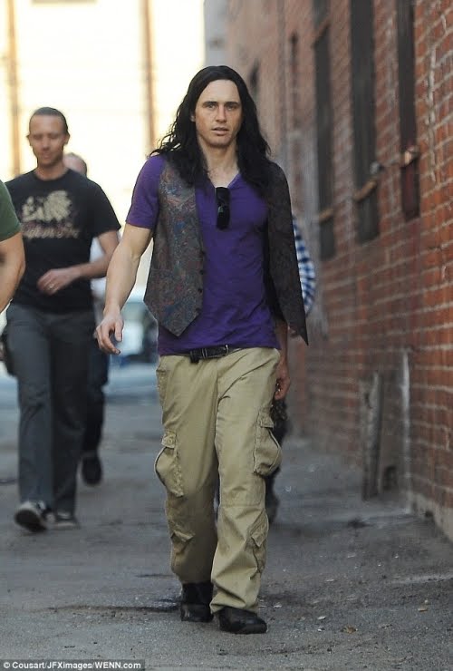 James Franco Italia James Franco è Tommy Wiseau sul set di 'The