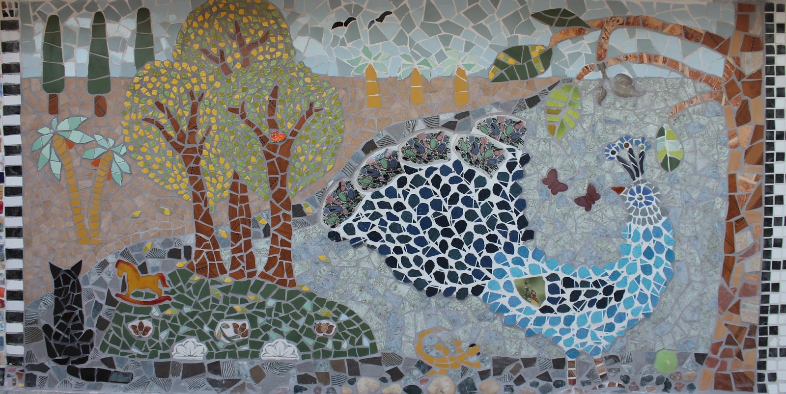 В свободное и несвободное время: Павлин. Мозаика