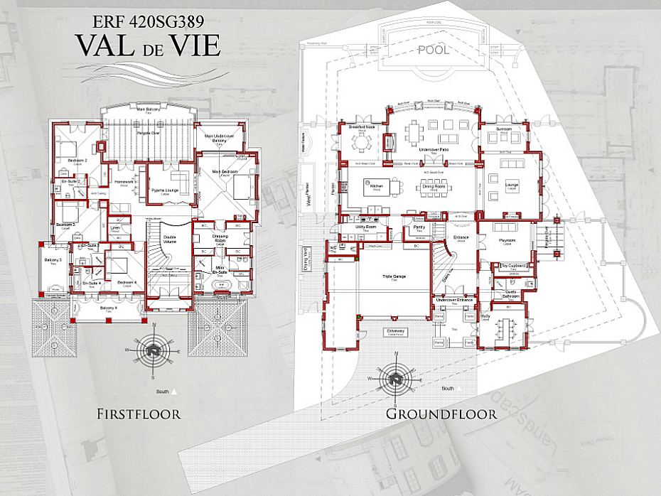Beautiful Homes Val de Vie Estate Plot and Plan 4Bedroom Ensuite