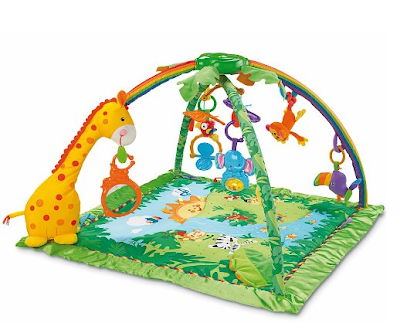 Fisher-Price Rainforest Melodies and Lights Deluxe Gym 