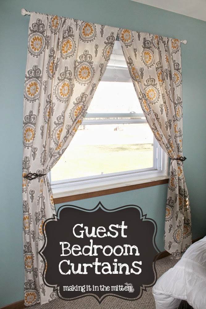Making It In The Mitten Guest Bedroom Curtains