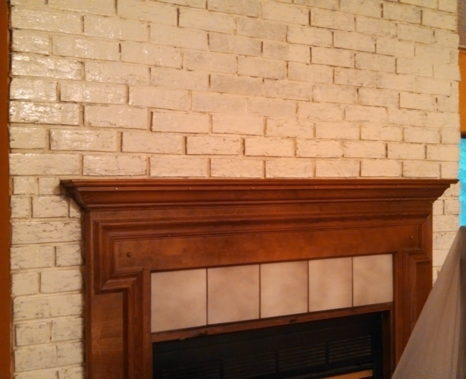 Coastal Mom Creations: Fireplace Makeover (with only paint!)