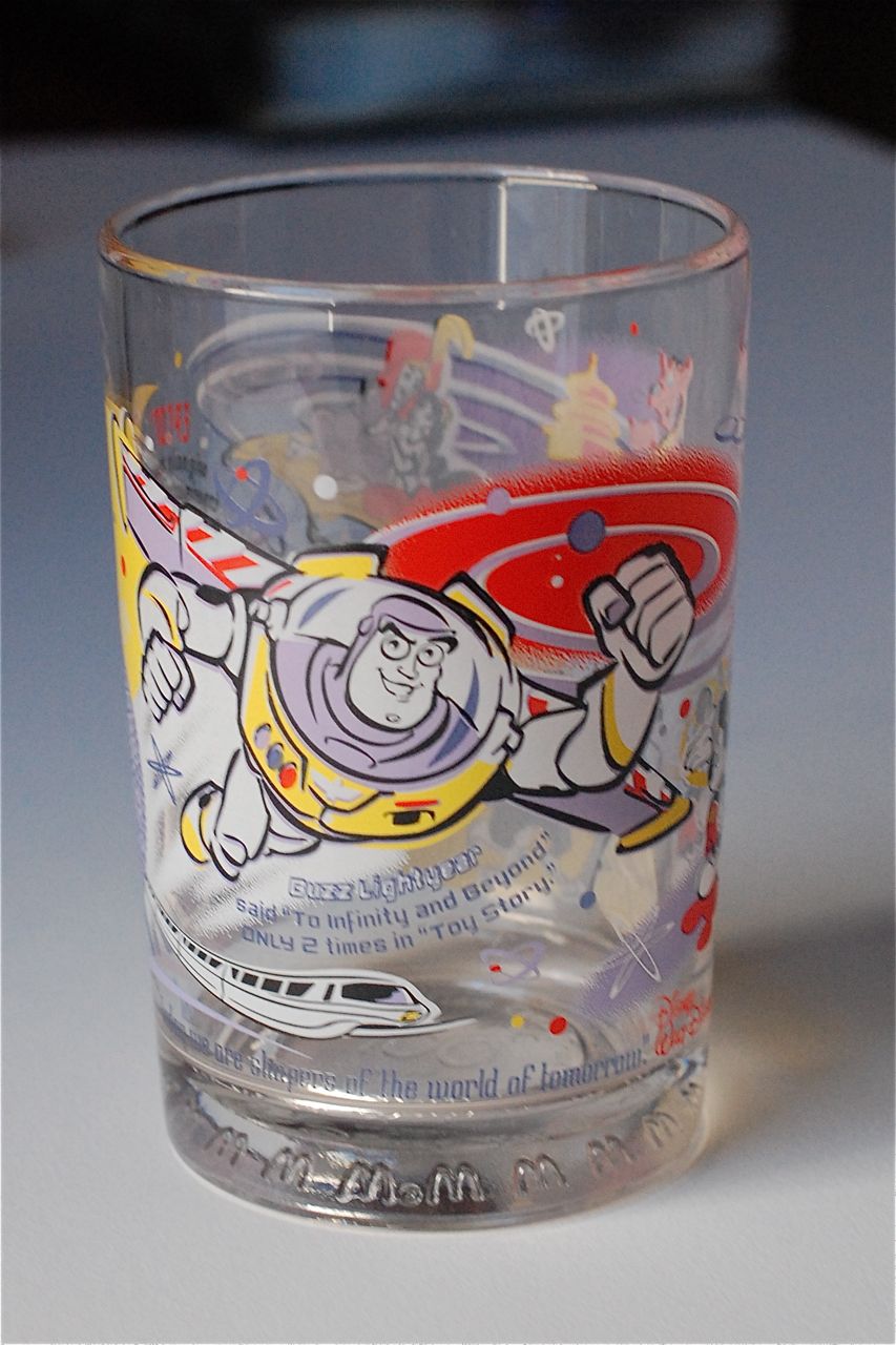 McDonalds 100th Year Of Walt Disney Glass - Buzz Lightyear