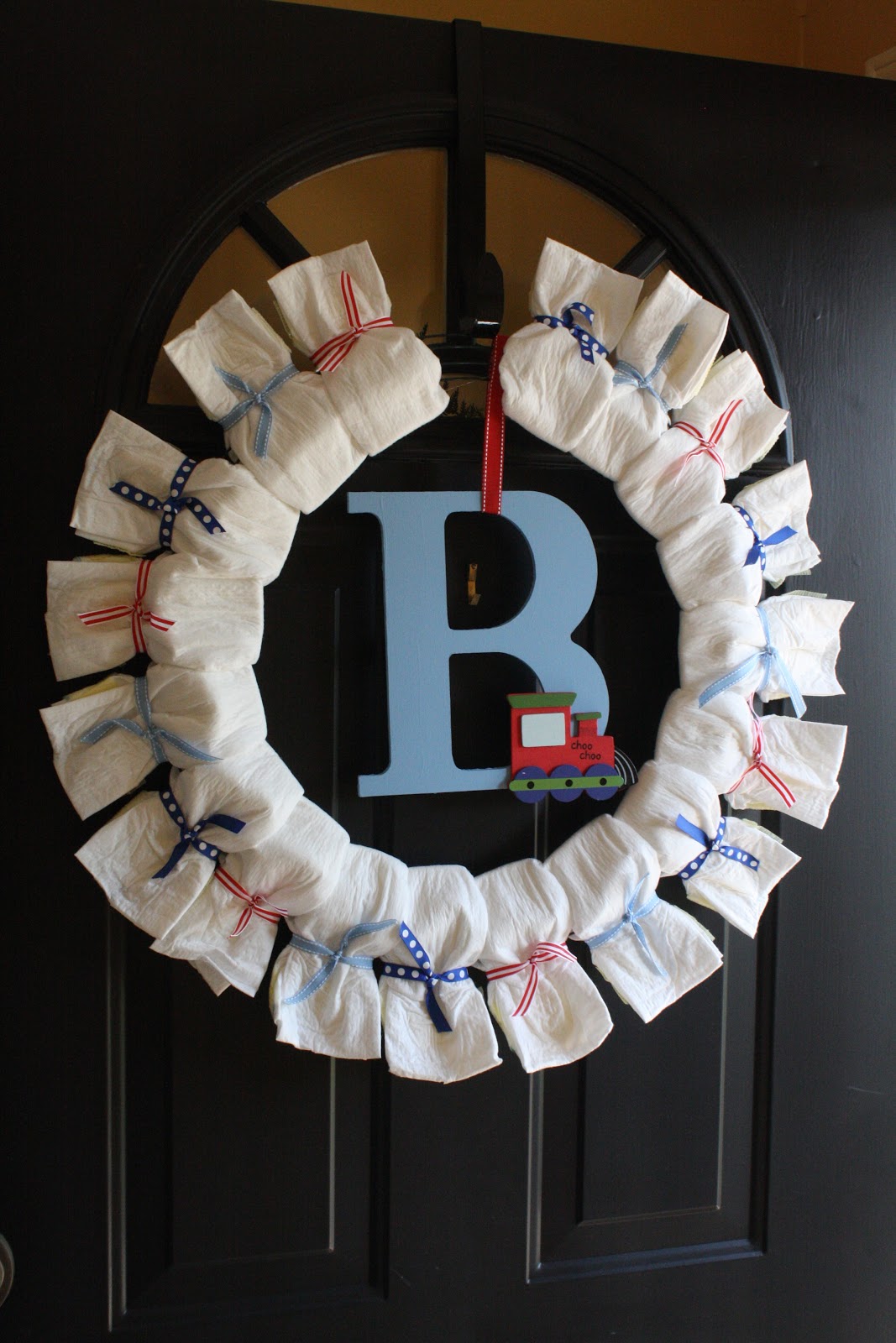 The Link Home diaper wreath
