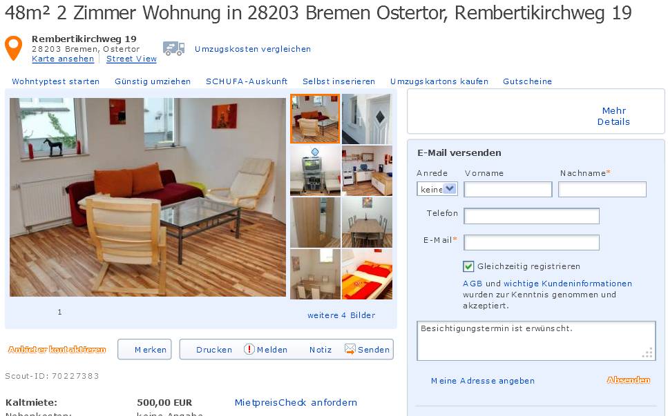 Bremer Norden Auf Dem Wasser In Richtung Amerika