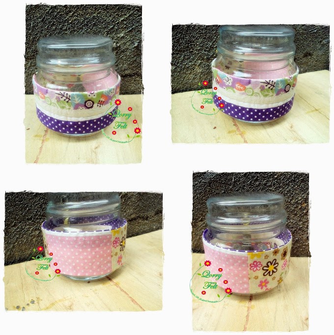 Kreasi Cantik Toples Hias Flanel 