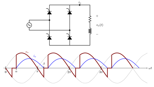 Power electronics circuit circuit diagram latex 