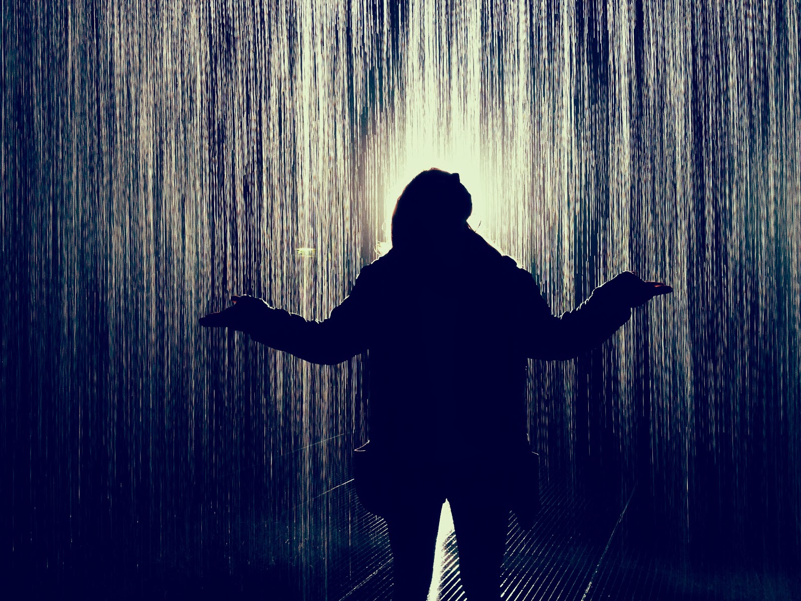 Rosie Slade Rain Room Barbican Centre