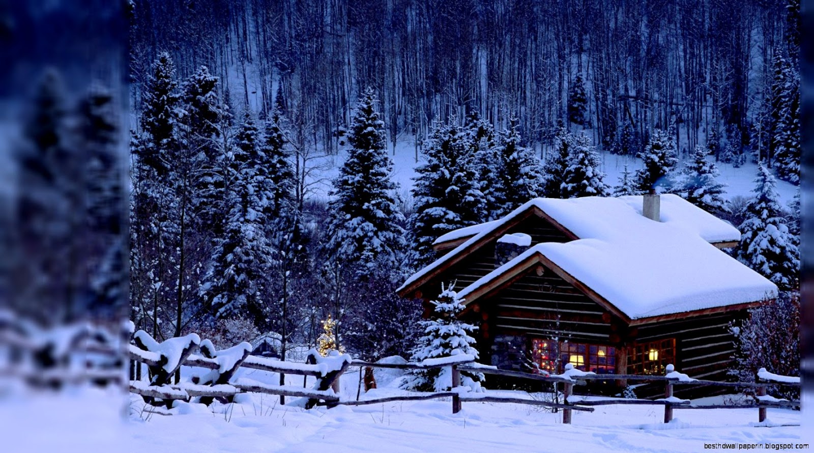 Log Cabin Winter Screensavers Log Cabin Winter Screensavers