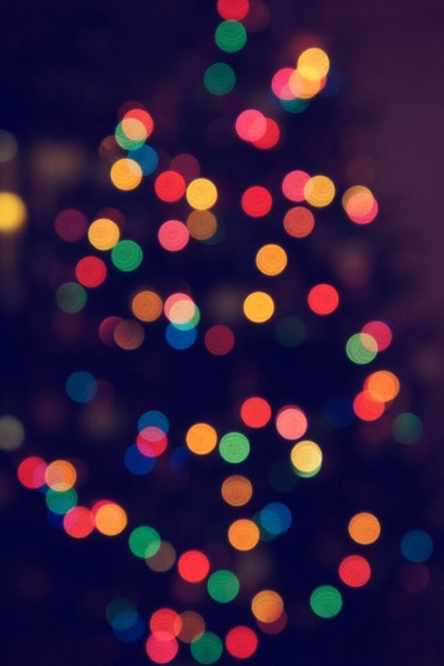 Christmas Tree Bokeh Blur  Android Best Wallpaper