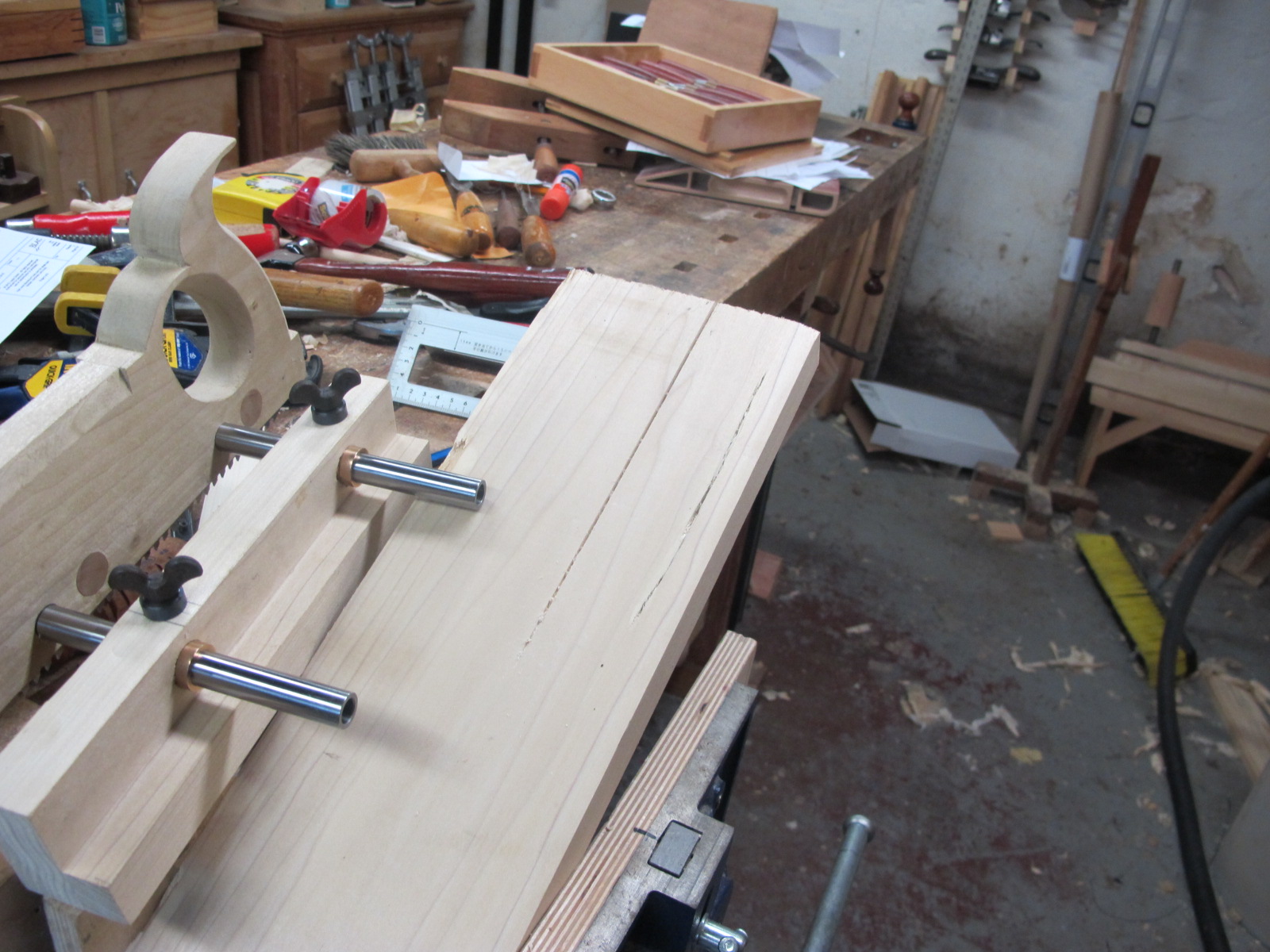Accidental Woodworker Blackburn saw kerf plane is done.......