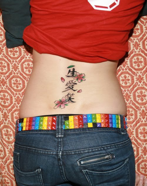 New Kanji Tattoos Designs For Girls Let's see on this beautiful girl having