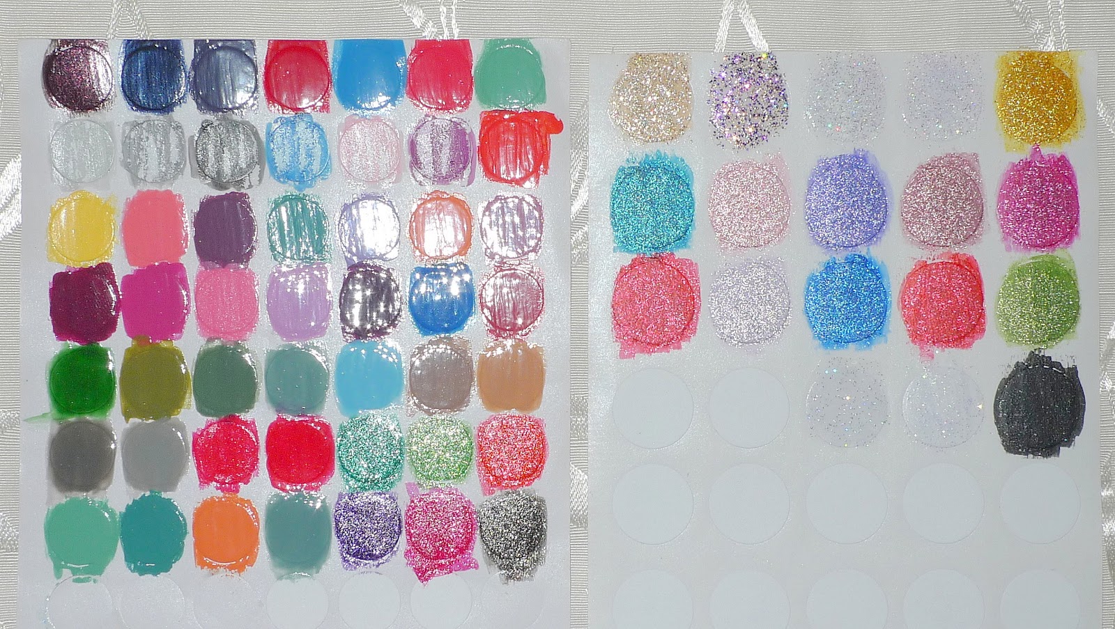 AIKA FIERCE DIY NAIL POLISH SWATCH LABELS part 1