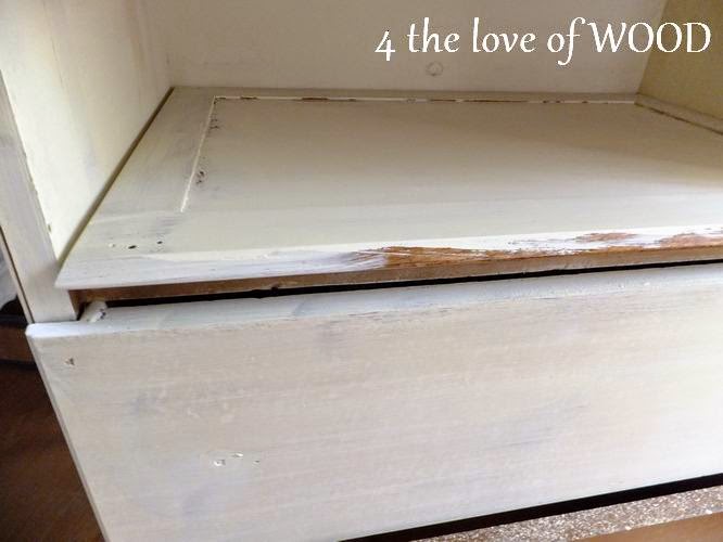 4 the love of wood TURN A MISSING DRAWER into an OPEN SHELF