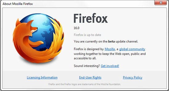 Firefox 16 Ditarik Kembali Sehari Sejak Peluncurannya
