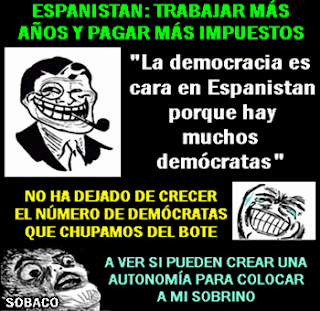 meme politica espanistán democracia cara