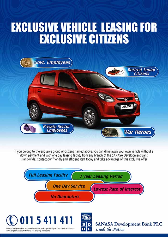Exclusive Vehicle Leasing for Exclusive Citizens from SDB