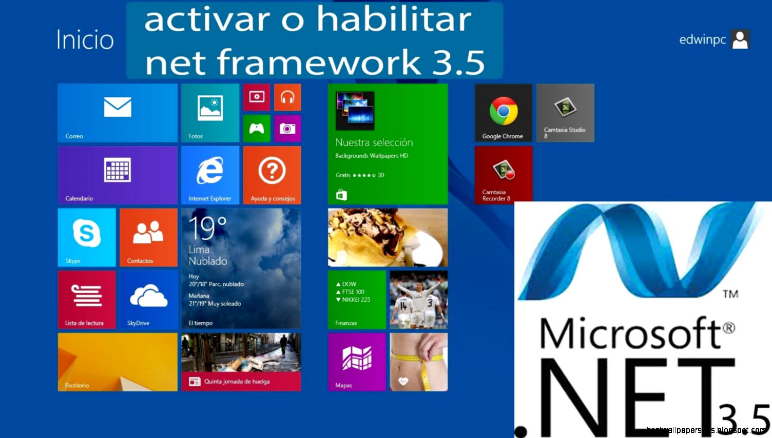 Instalar o activar net framework 35 en Windows 81 Pro Windows Instalar o activar net framework 35 en Windows 81 Pro Windows