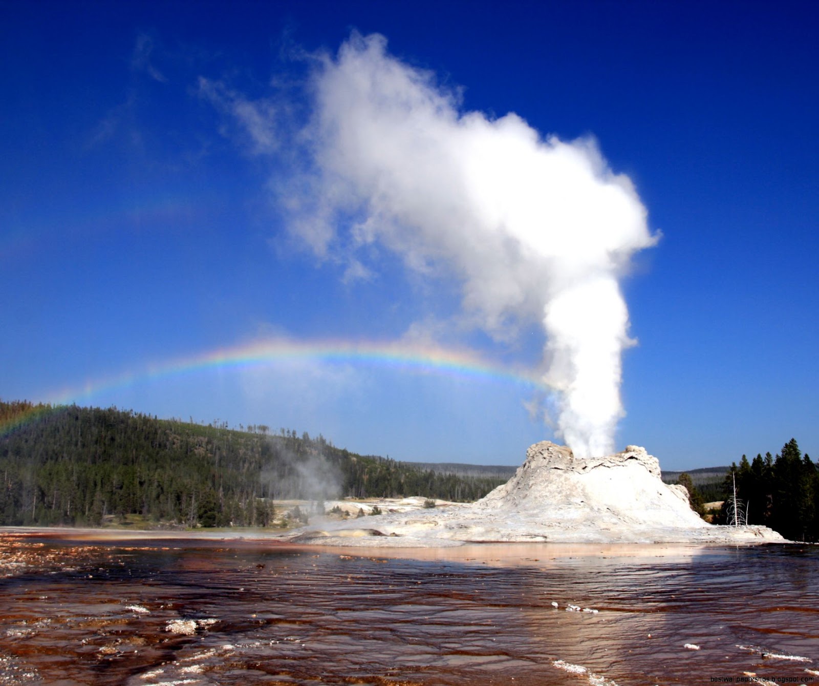 Castle Geyser Yellowstone Castle Geyser Yellowstone