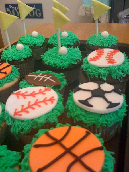 Sport Cupcakes