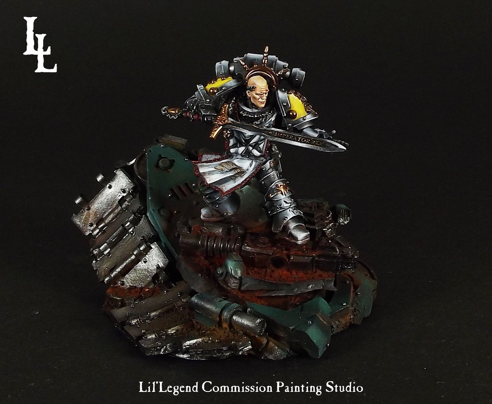 Sigismund the Templar of the Imperial Fists. Emperor's Champion