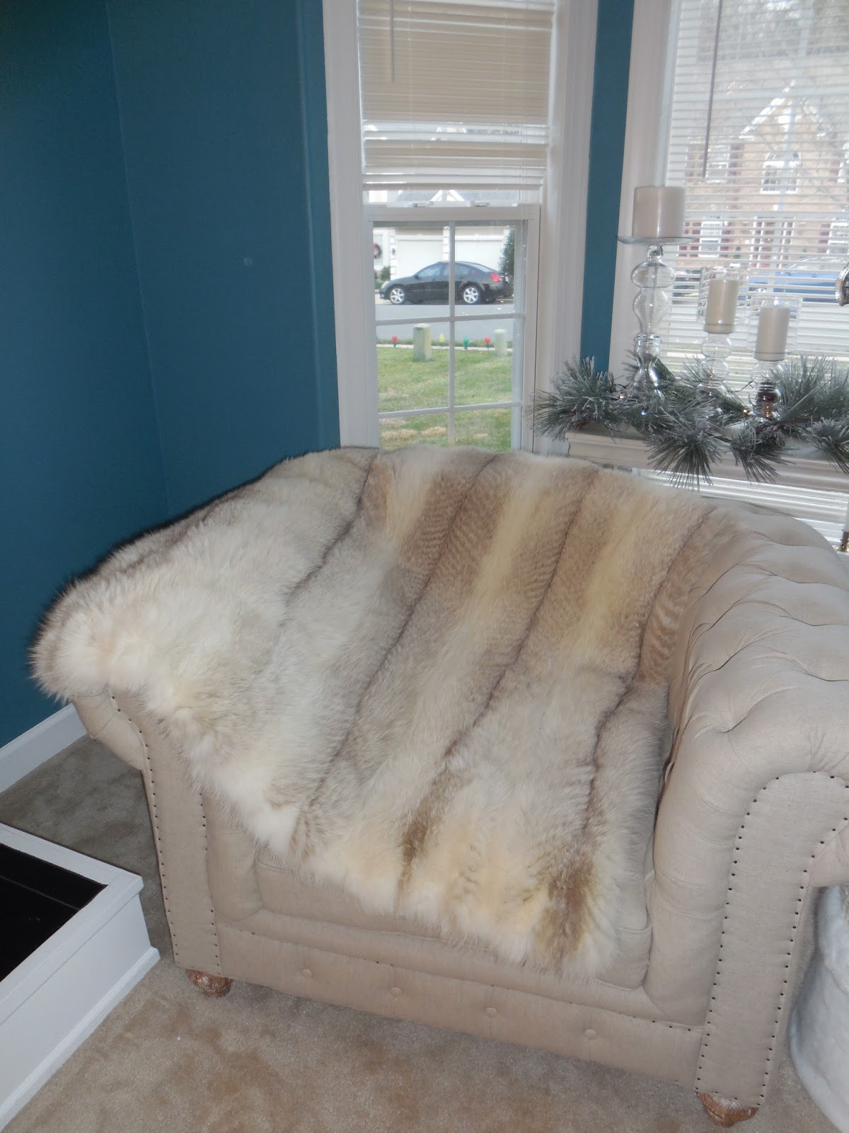 Land of Encraftment A Thrift Store Fur Repurposed!