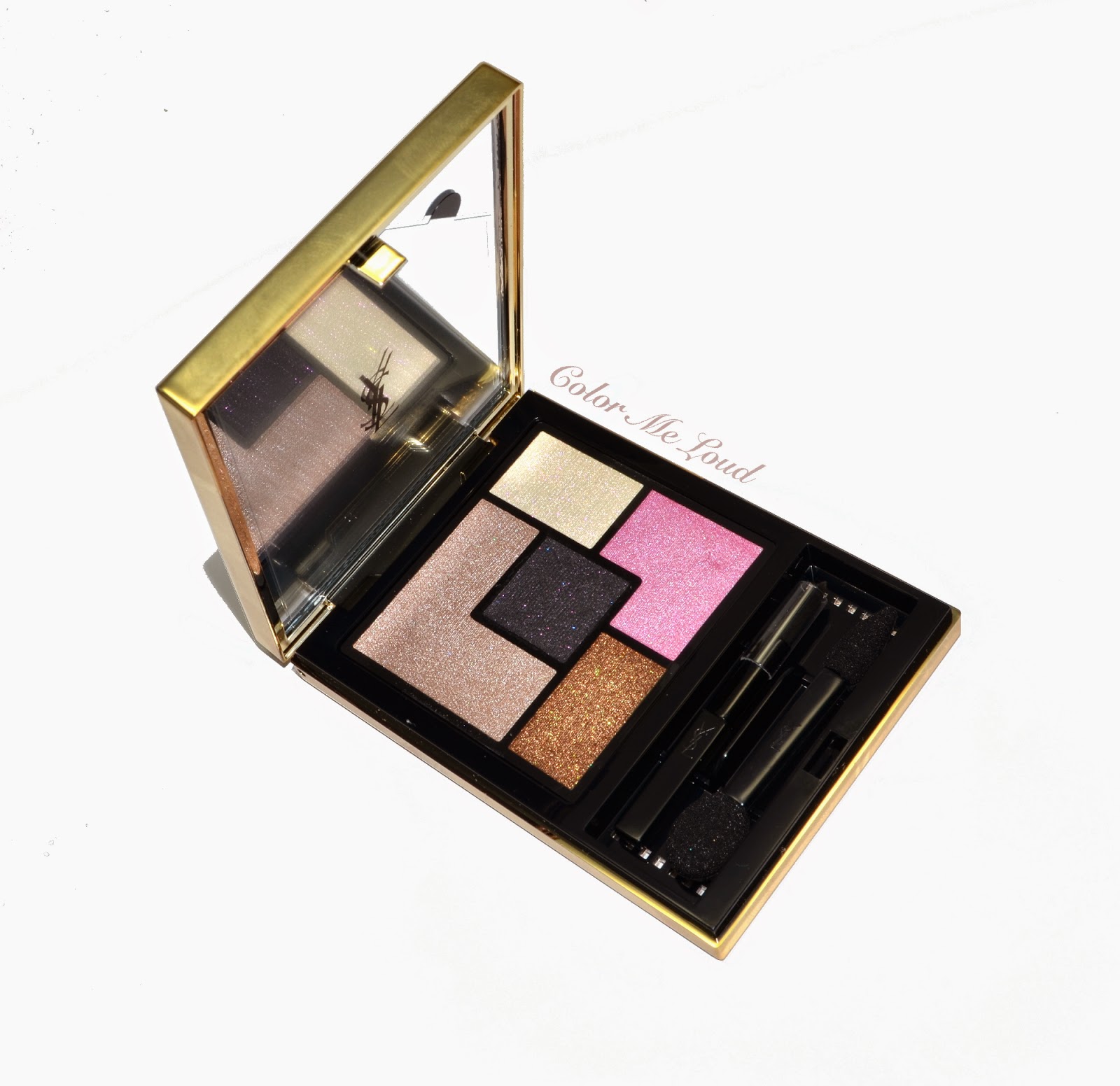 YSL Ombres De Jour Eye Shadow Palette Review, Swatch & FOTD, for Spring 2015