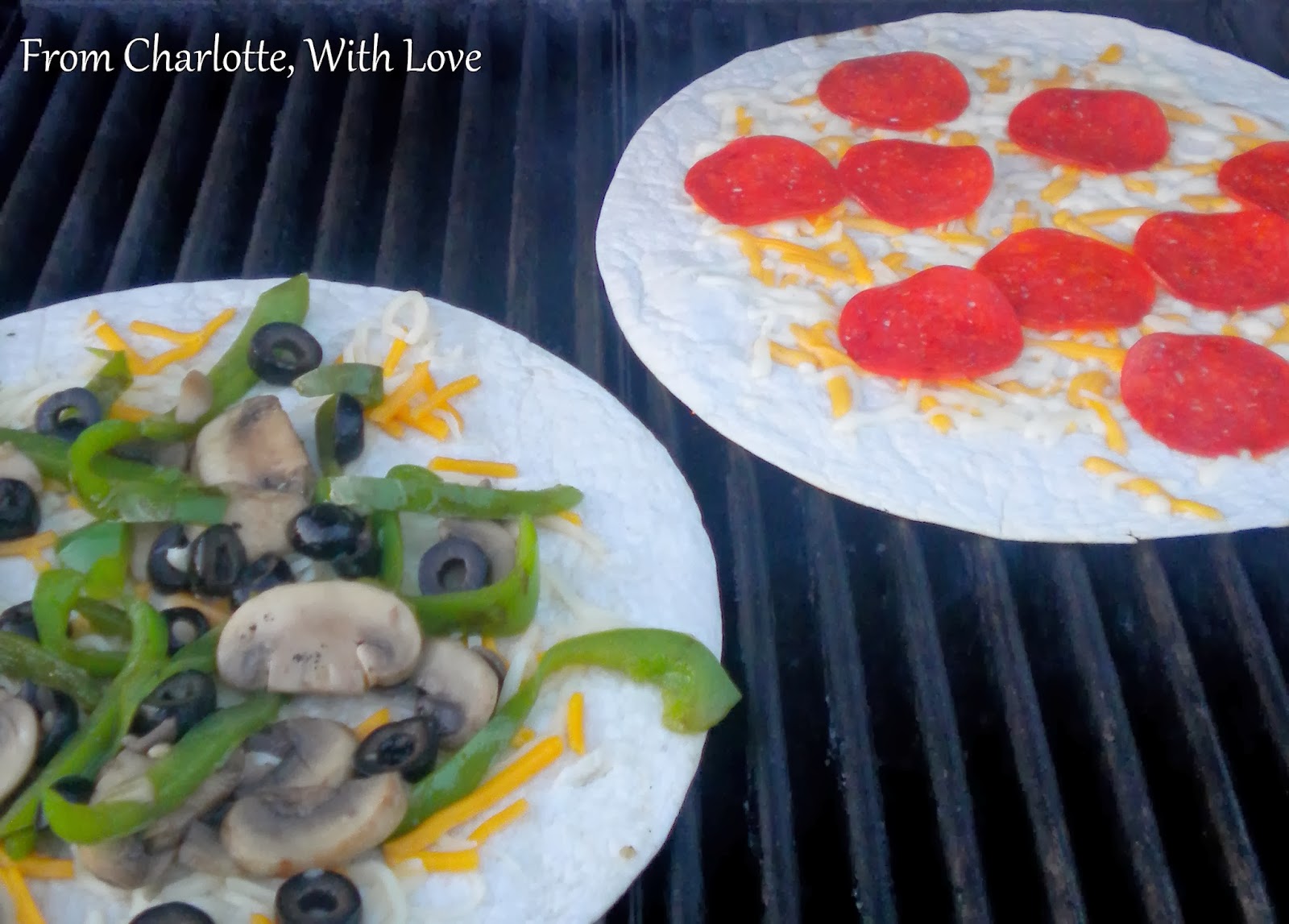 From Charlotte, With Love Grilled Pizzadillas
