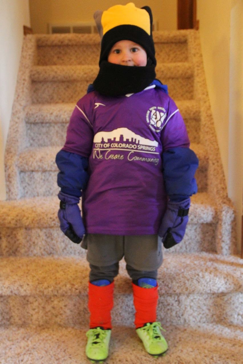 The Sassy Crumpet How to dress for "Spring" soccer....