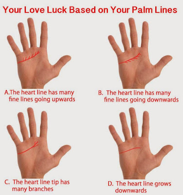 Your Love Luck Based on Your Palm Lines