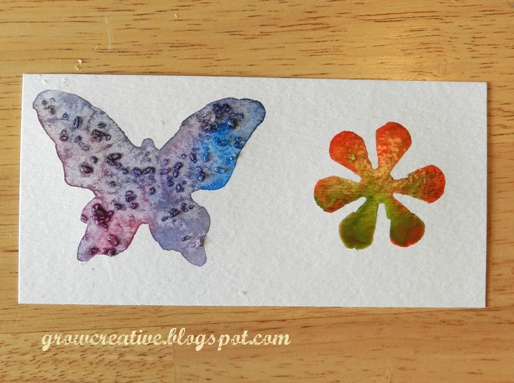 Grow Creative Blog Stenciled Watercolors Tutorial