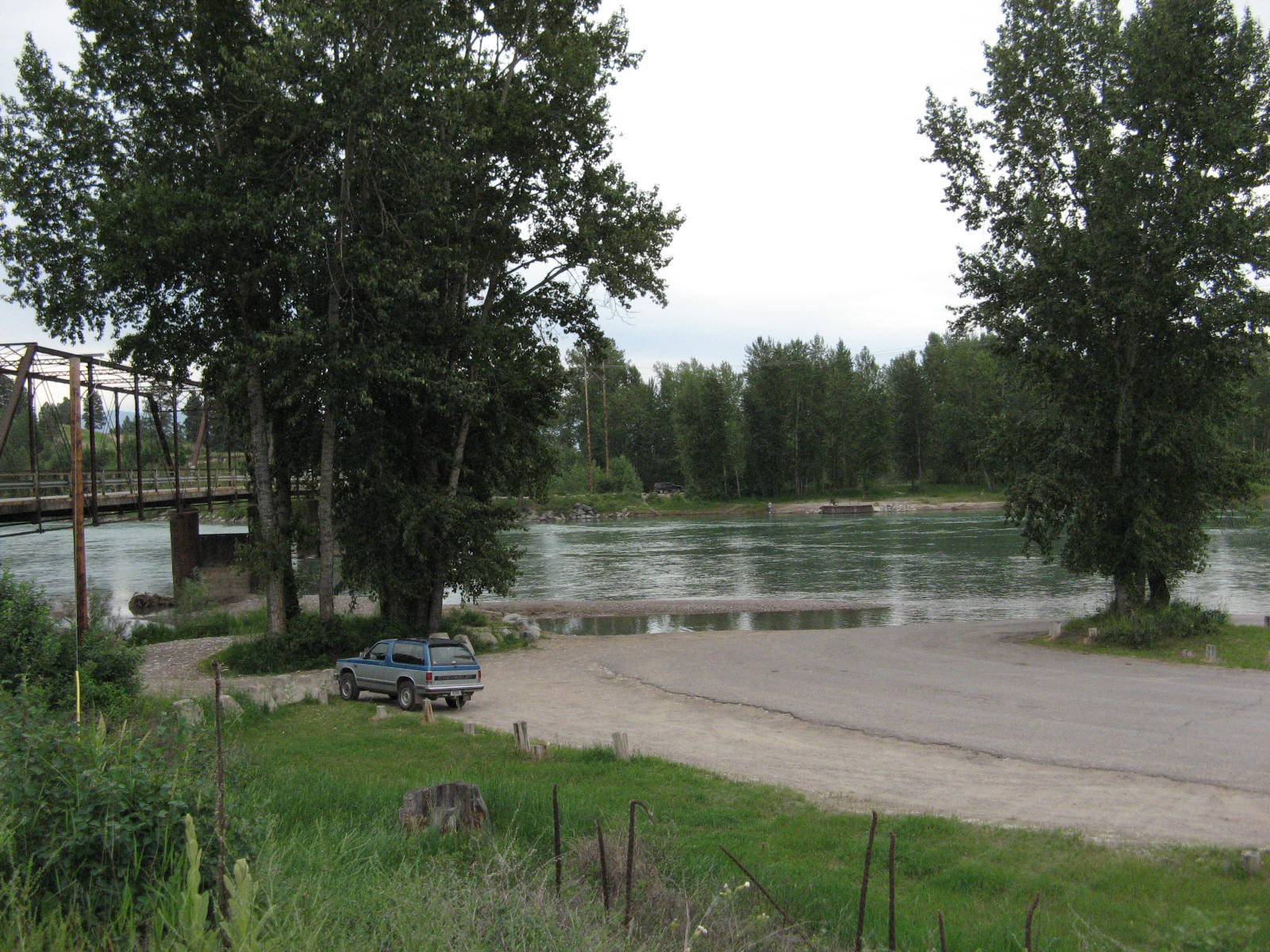 Glacier Old Steel Bridge Kalispell, Montana
