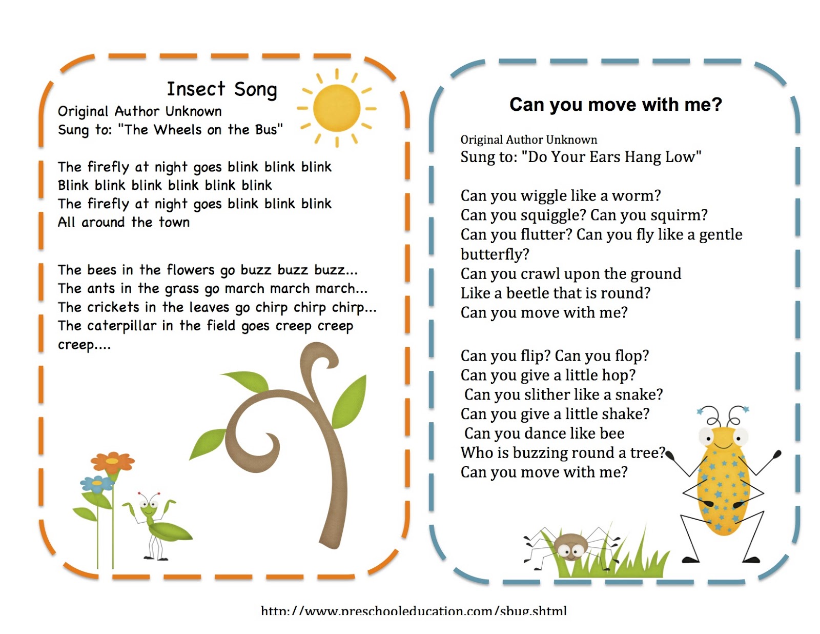 Insects Preschool Preschool Printables Preschool Songs Insects Preschool Preschool Printables Preschool Songs