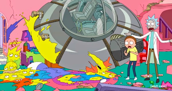 Rick y Morty crossover con Los Simpson