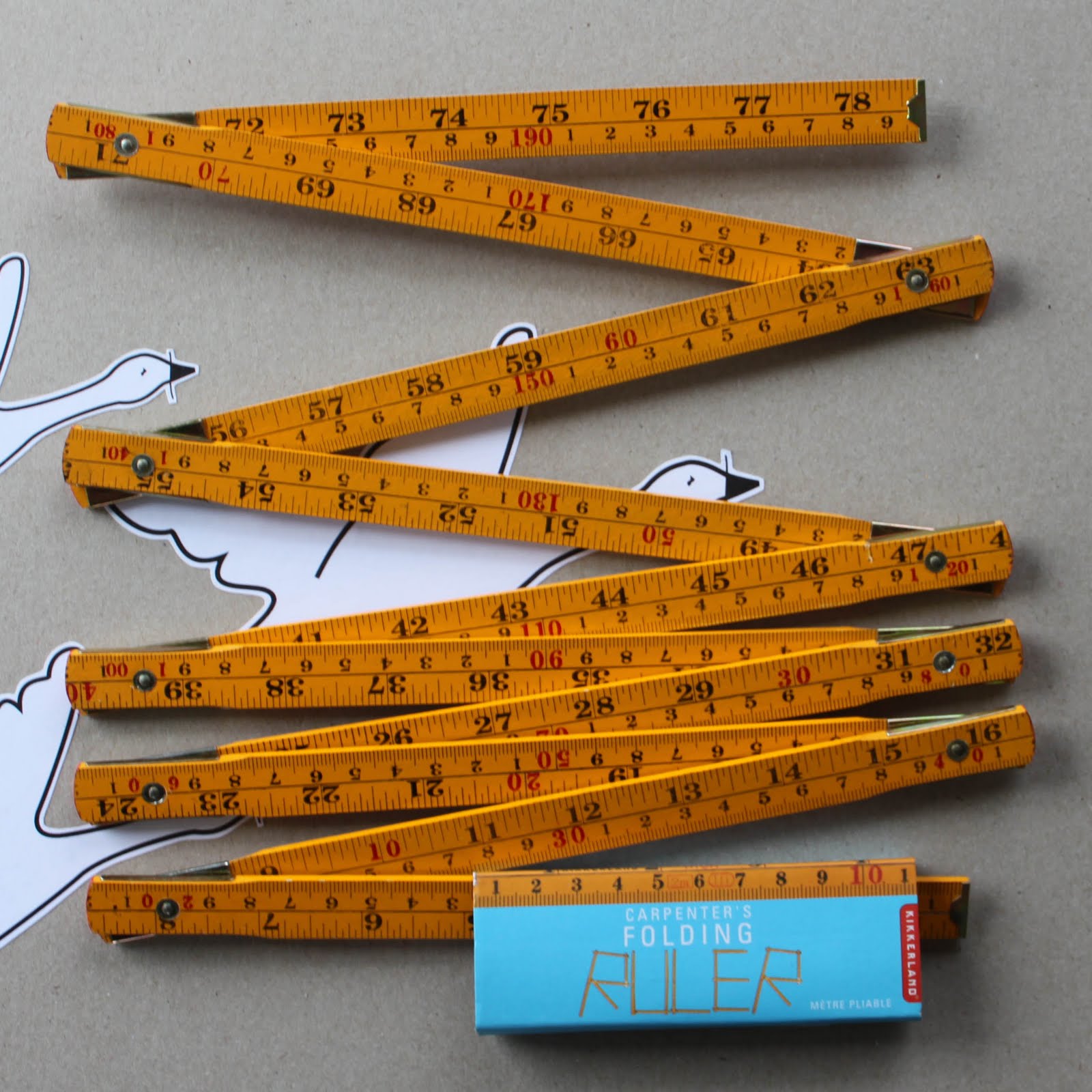 GOOSE carpenter's folding ruler