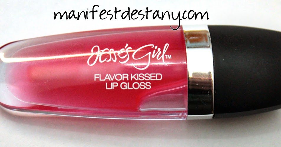 Jesse's Girl Flavored Kissed Lip Gloss and Liquid Glass Lip Gloss swatches+review Confessions