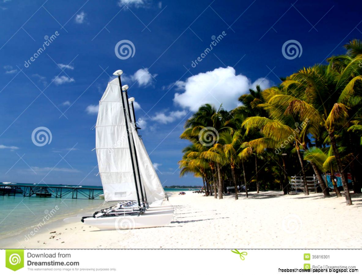Tropical Beach With Boat Stock Image Image 35816301 Tropical Beach With Boat Stock Image Image 35816301