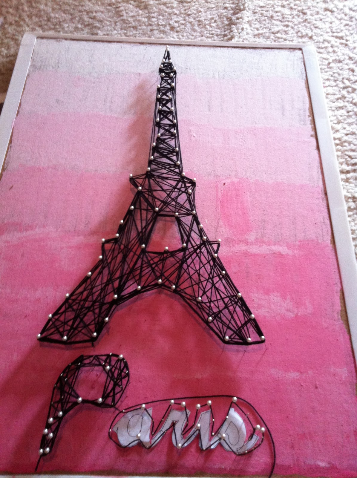 Crafty Son Of A Stitch String Eiffel Tower