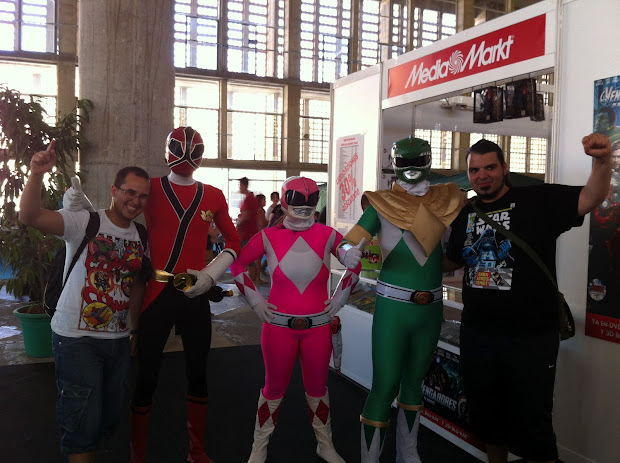 Power Rangers en la Comic Con Spain 2012 Power Rangers en la Comic Con Spain 2012