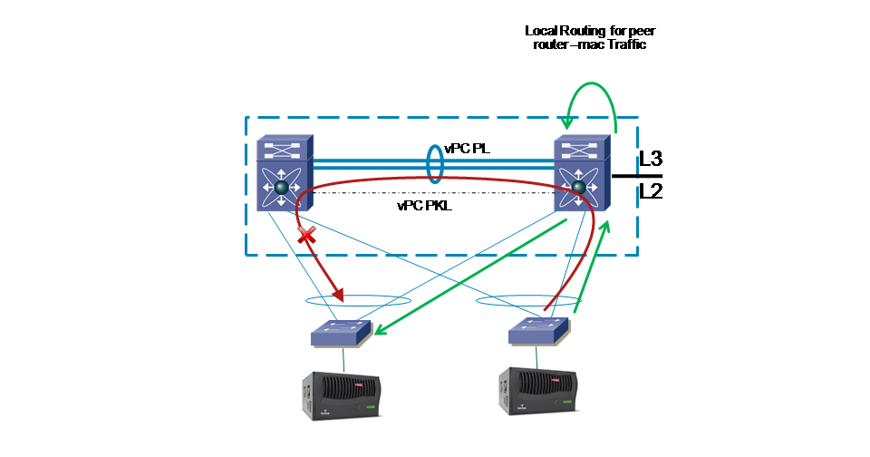 CISCO NEXUS ALL vPC PeerGateway