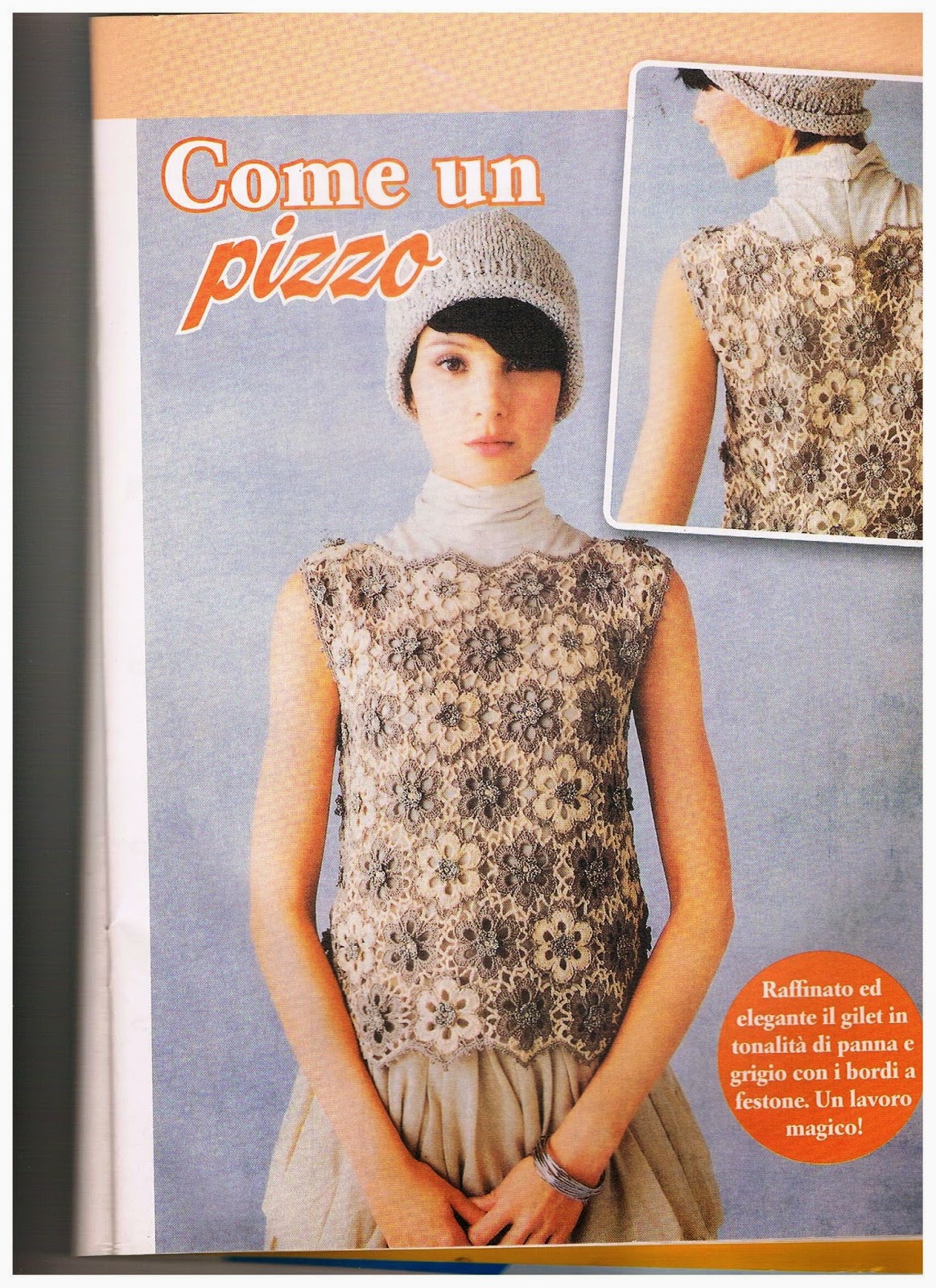 Hobby lavori femminili ricamo uncinetto maglia Mattonelle pizzo uncinetto