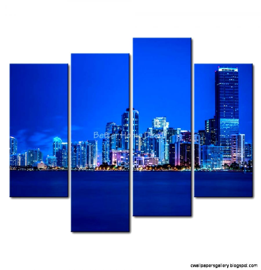 Night City Skyline Painting 35853 DFILES Night City Skyline Painting 35853 DFILES