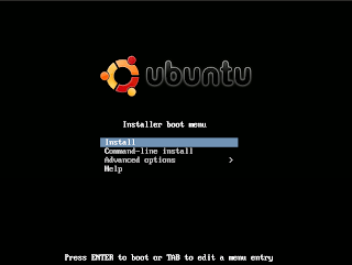 Ubuntu mini iso screenshot