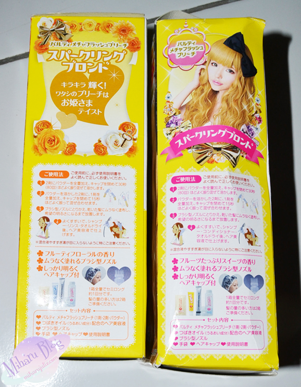 Dariya Palty Hair Bleach Super Flash Sparkling Blonde Indonesia