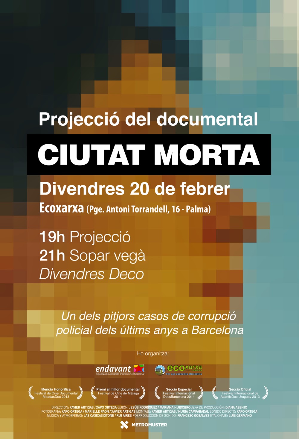 Projecció de «Ciutat Morta» al NAL PATINS (20-02-15)